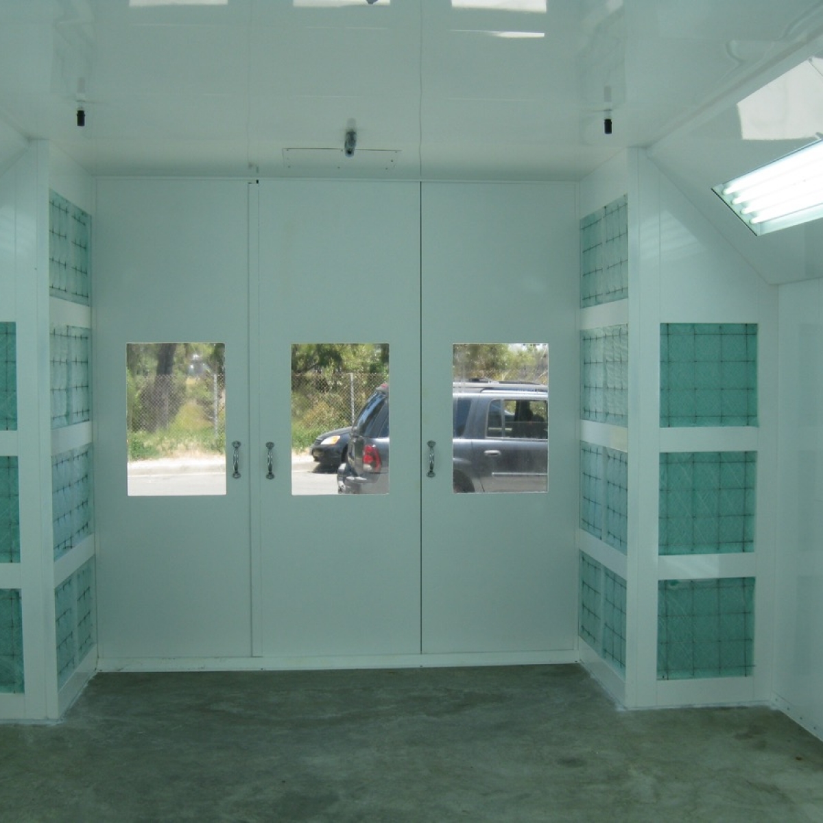 Automotive Semi Downdraft Spray Paint Booths Spray Booths NW