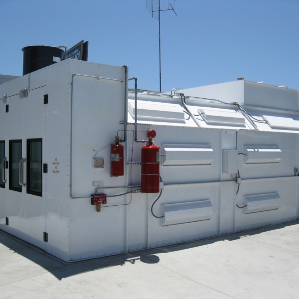Automotive Semi Downdraft Spray Paint Booths Spray Booths NW